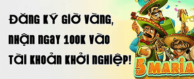 Thưởng Chào Mừng 100% Tân Thủ promotional banner